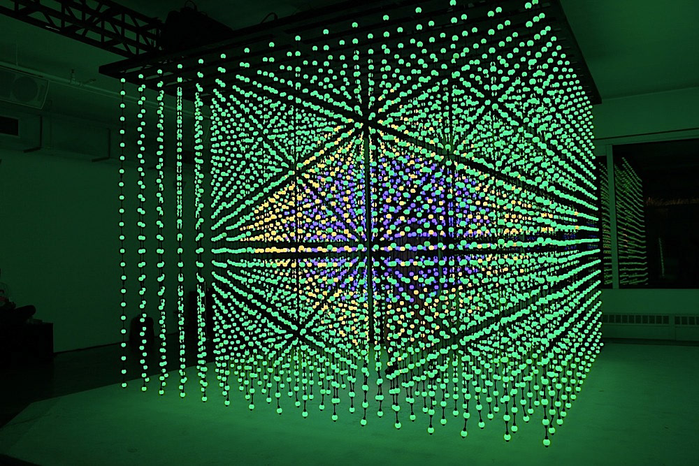 灯串式3D灯工程效果图